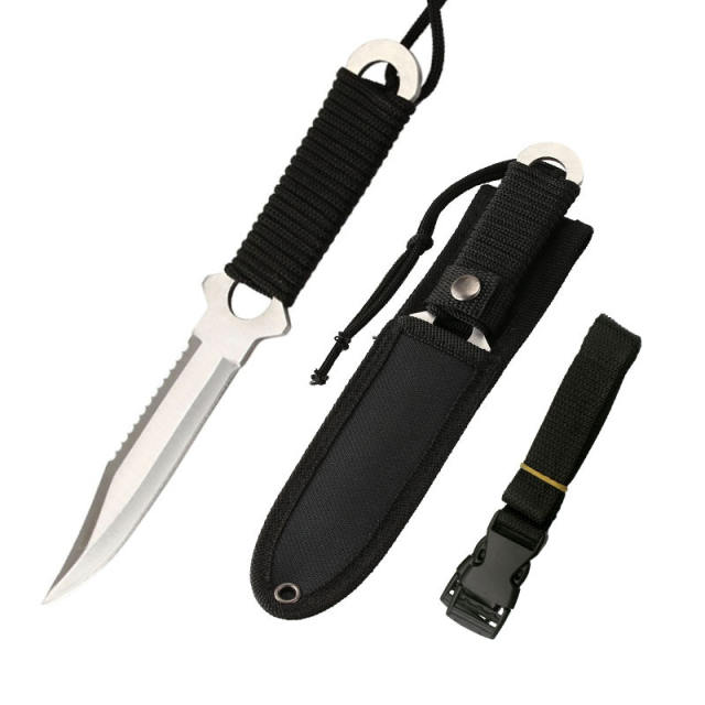 Portable Leggings Outdoor Camping Diving Straight Knife