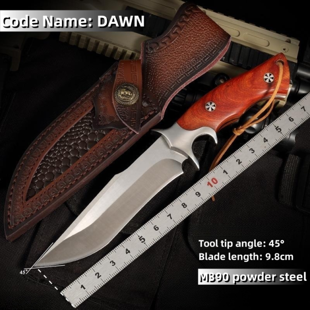 DAWN M390 integrated steel high hardness sharp durable hunting knife