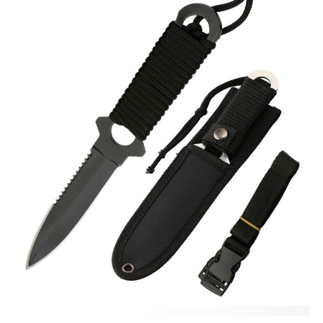 Portable Leggings Outdoor Camping Diving Straight Knife