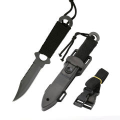 Portable Leggings Outdoor Camping Diving Straight Knife