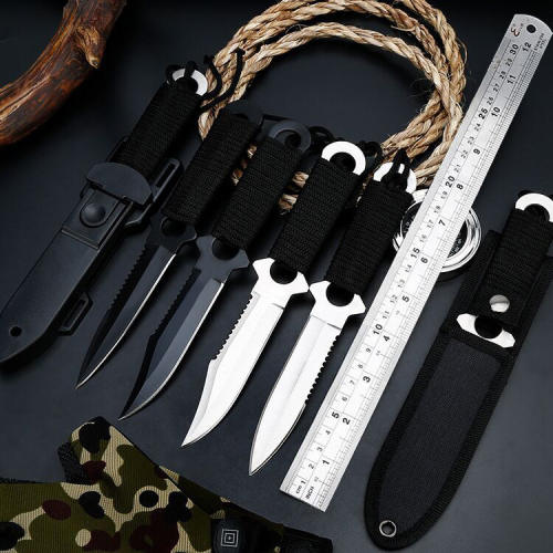 Portable Leggings Outdoor Camping Diving Straight Knife