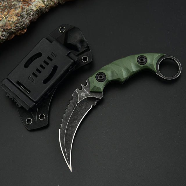STRIDER Lite ABS handle D2 steel outdoor camping tactical karambit knife