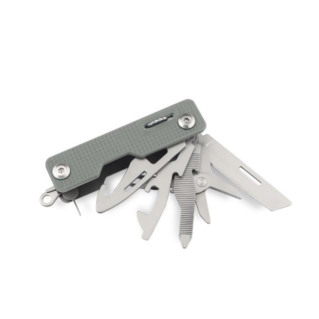 13-in-1 multifunctional and cost-effective 420 stainless steel + ABS surface pocket knife
