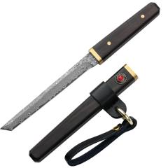 HAZY MOOM VG10 Japanese Style Steel Core Damascus Stainless Steel Outdoor Survival Knife
