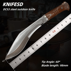 KNIFESD 53DC steel outdoor survival bushcraft knife