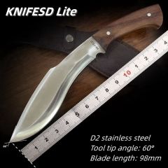 KNIFESD Lite D2 steel outdoor survival bushcraft knife