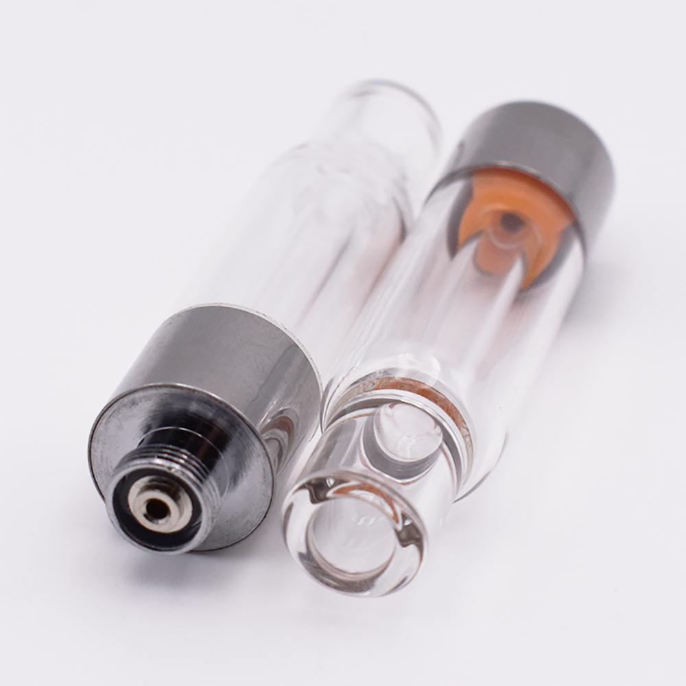 KIMONE Customized 0.5/1ml Glass Oil Tank 510 Thread Cartridge