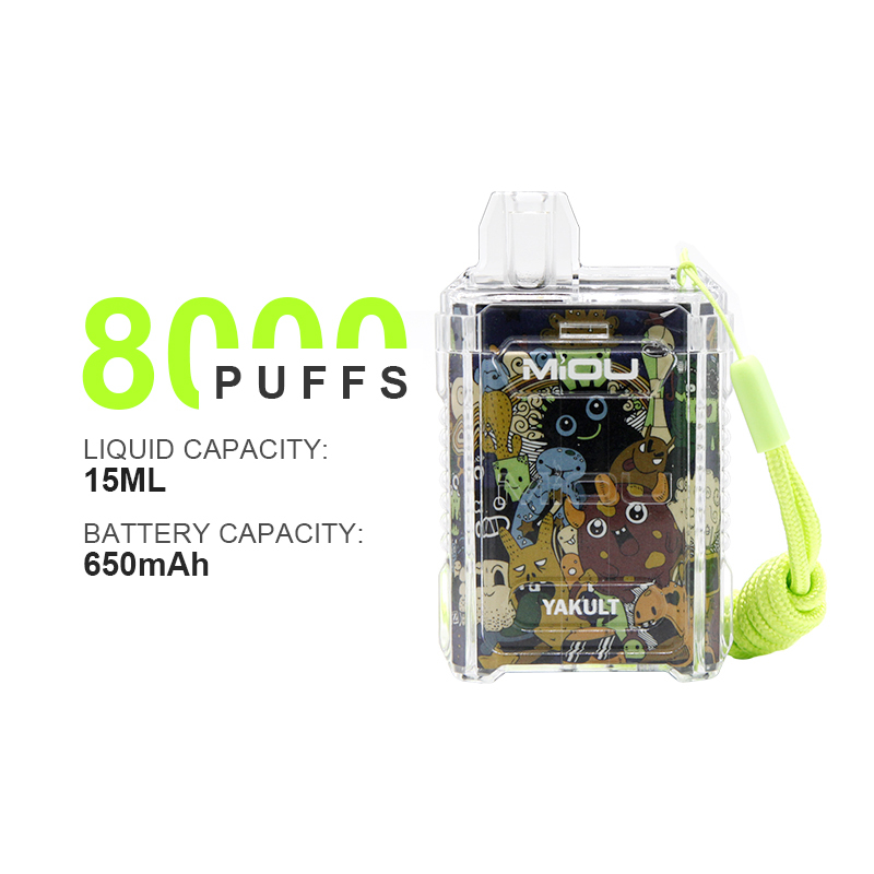 MIOU Brand 8000 Puffs Box Shape Disposable Vape Pen (German overseas warehouse, direct delivery within Europe)