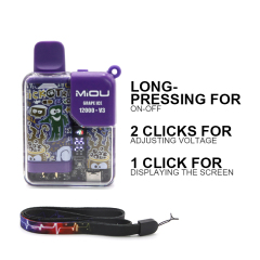 MIOU Brand Box Shape Screen Display 12000 puffs Disposable Vape (German overseas warehouse, direct delivery within Europe)