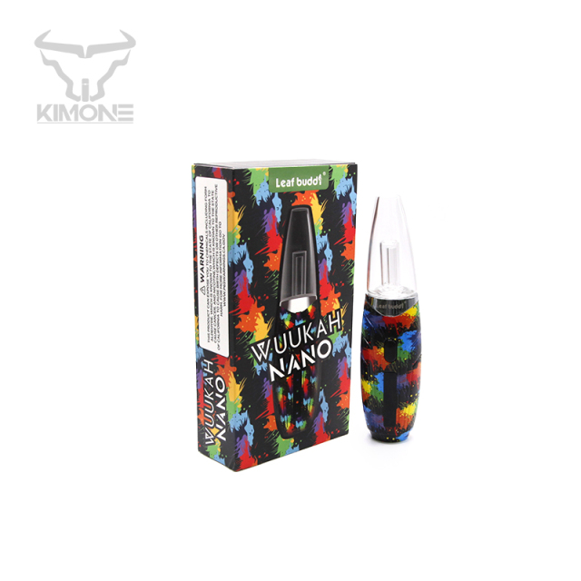 KIMONE Custom Glass Tank 0.8ohm Resistance Quartz Coil Wax Vaporizer Kit
