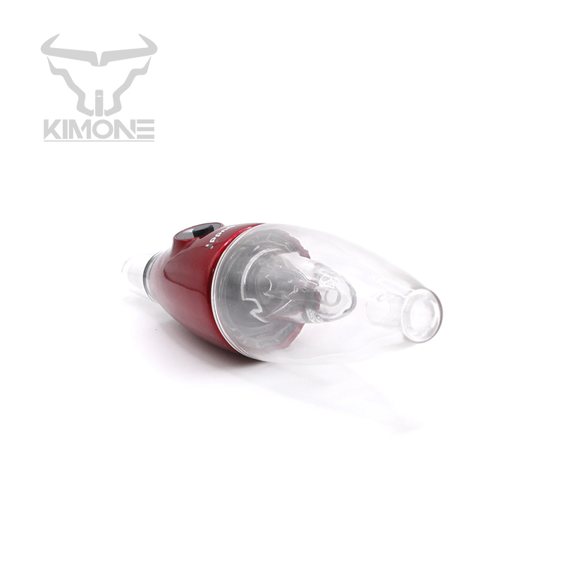 KIMONE Custom Glass Tank 1ohm Resistance 500mAh battery Wax Vaporizer Kit