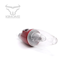 KIMONE Custom Glass Tank 1ohm Resistance 500mAh battery Wax Vaporizer Kit