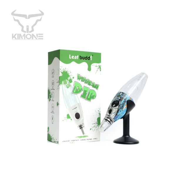 KIMONE Custom Glass Tank 1ohm Resistance 500mAh battery Wax Vaporizer Kit