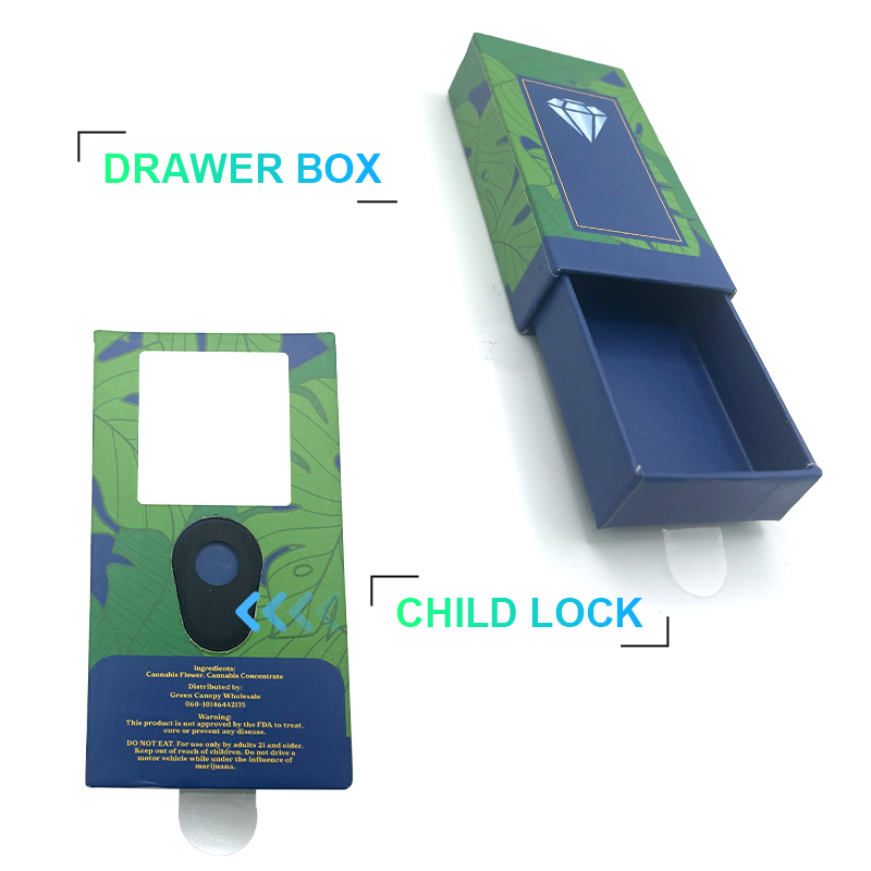 Custom CBD THC Disposable Vape Packaging or Display Box