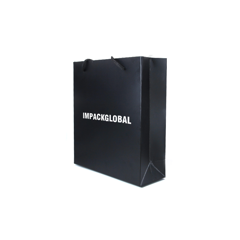 250g CBD Paper Bag | 4C Print Hard Coated Handle Bag