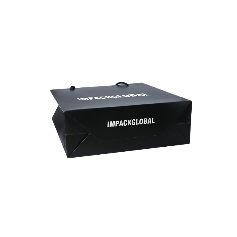 250g CBD Paper Bag | 4C Print Hard Coated Handle Bag