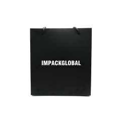 250g CBD Paper Bag | 4C Print Hard Coated Handle Bag