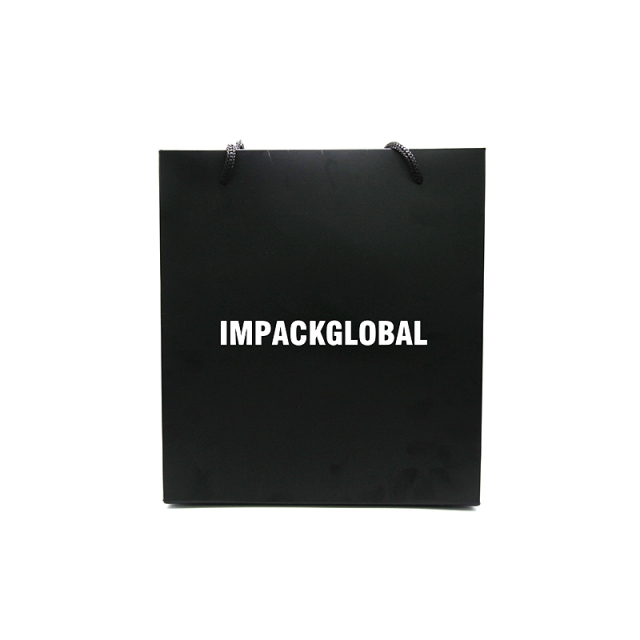 250g CBD Paper Bag | 4C Print Hard Coated Handle Bag