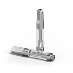 Metal Flat Mouthpiece Empty Cart | 510 Ceramic Coil