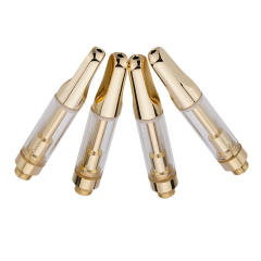 Metal Flat Mouthpiece Empty Cart | 510 Ceramic Coil