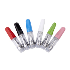 Metal Flat Mouthpiece Empty Cart | 510 Ceramic Coil