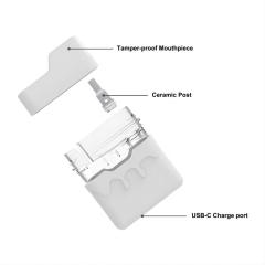 Lead-Free Just CBD Vape | Full Ceramic 1ml Type-C Pod