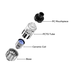 plastic tip CBD wax cartridge