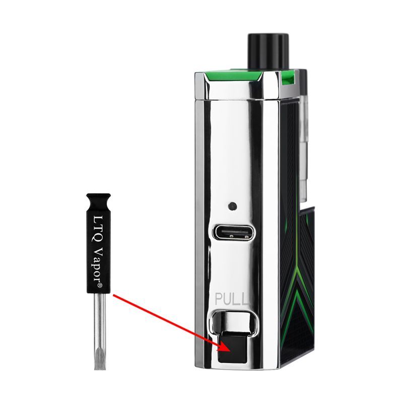 CBD wax kit with cleaning brush