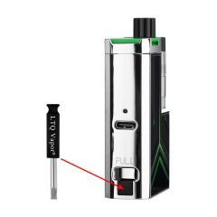 CBD wax kit with cleaning brush