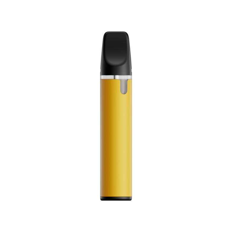 Round CBD Pen | 1ml Empty Pod, Lead-Free Ceramic Coil