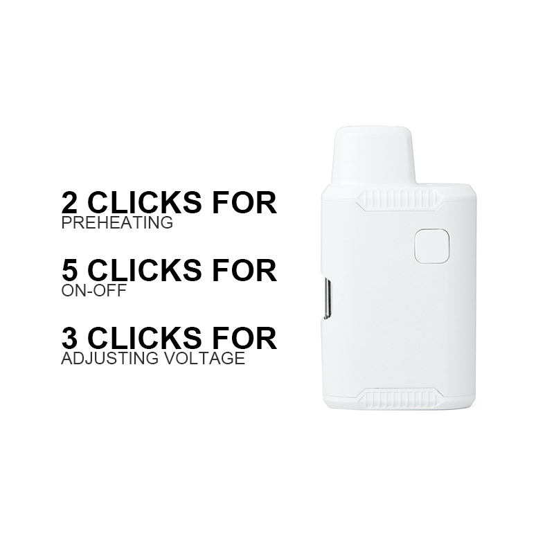 Dual Activated CBD/THC Vape Pen | Button & Inhale