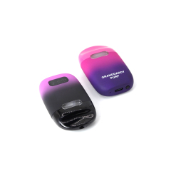 Gradient color paint black tip emty cbd vape