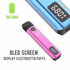 Postless vape with smart OLED screen