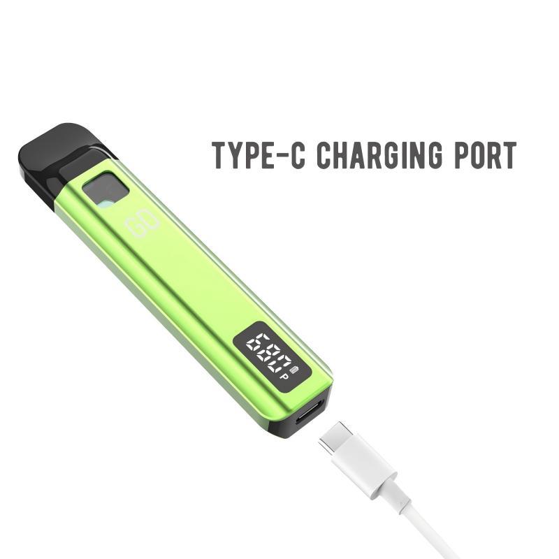 Type c charging port postless cbd vape