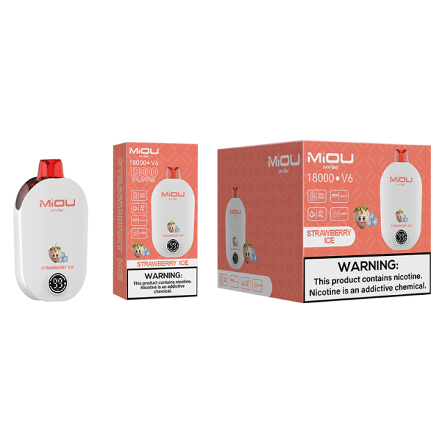 miou v6 disposable ecig with package