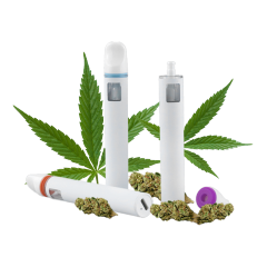 420 CBD Vape leerer Zirkonia-Verdampferkopf AIO CBD Vape