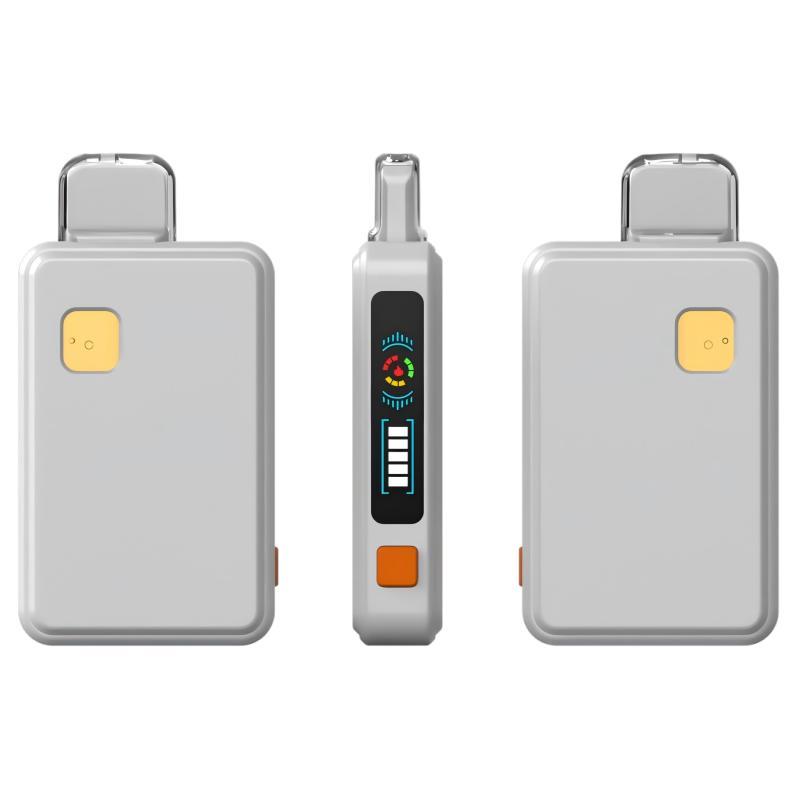 Flat ceramic  coil in an all-in-one vape