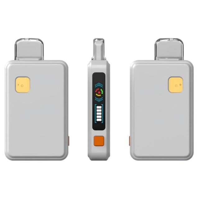 Flat ceramic  coil in an all-in-one vape
