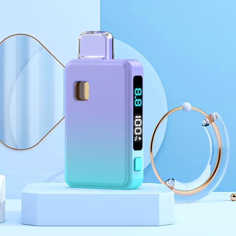 pink surface CBD vape wickless design 