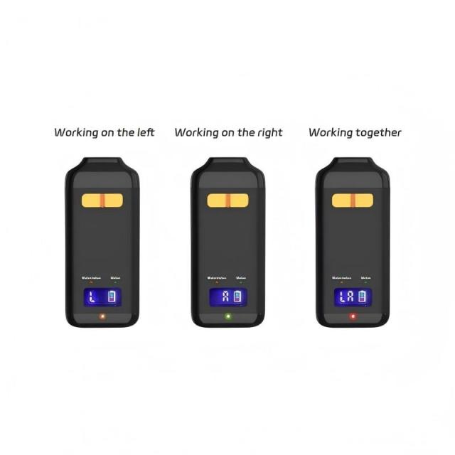 1+1ml dual tank postless button switch flavor CBD vape