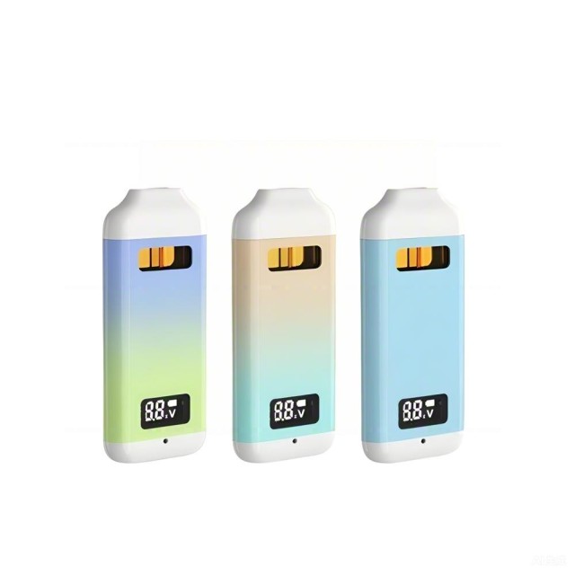 dual chamber 2ml postless CBD vape with display