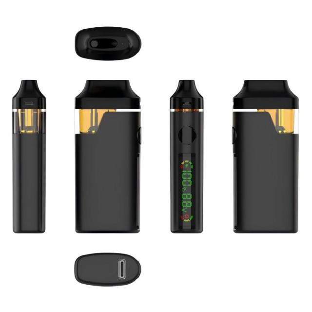 2 ml CBD vape with a large screen for thick oil