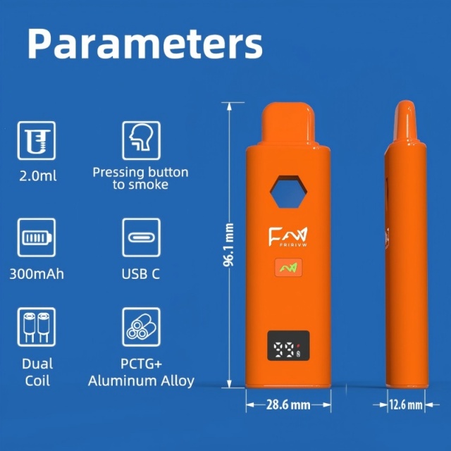 Parameters for postless CBD vape pen