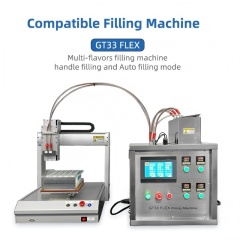 Filling machine for multi-flavor CBD vapes