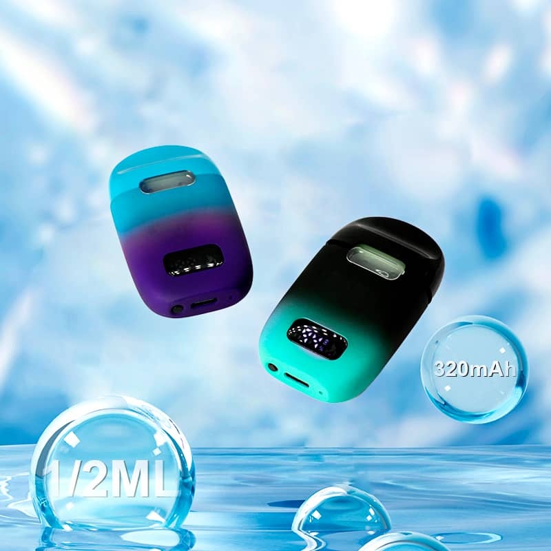 320mAh cbd oil vape with smart display screen