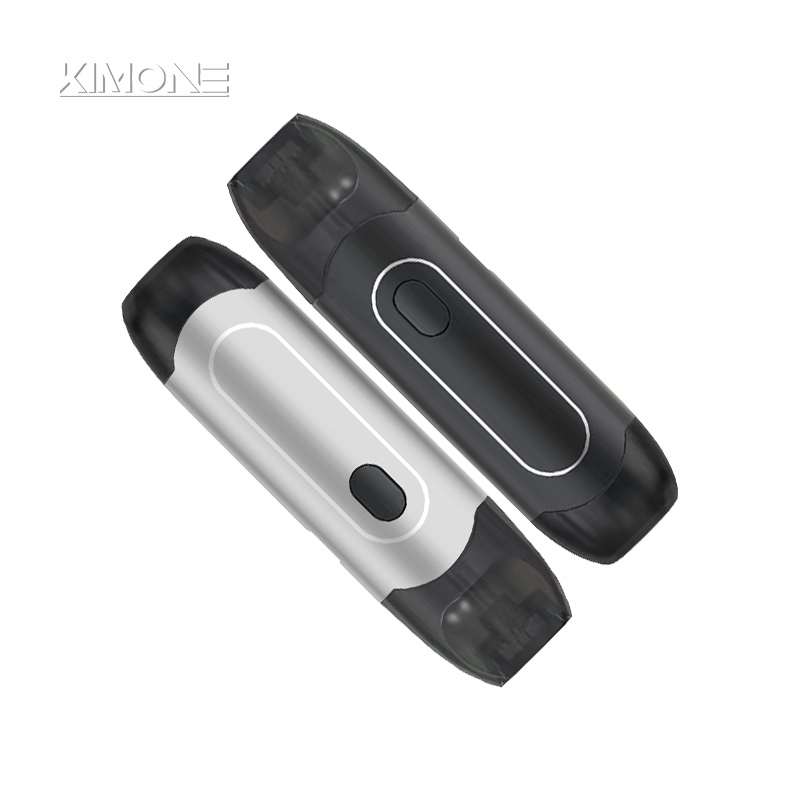 2 ml all-in-one CBD vape black and silver