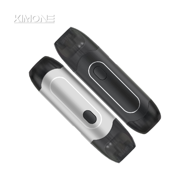 2 ml all-in-one CBD vape black and silver