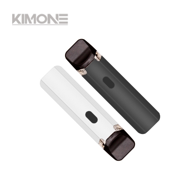 2 ml CBD-Vape-Pen, per Knopfdruck aktivierbar, weiß und schwarz
