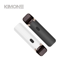 2 ml CBD-Vape-Pen, per Knopfdruck aktivierbar, weiß und schwarz