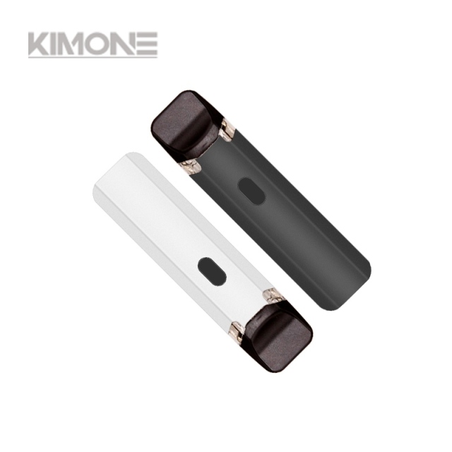 2 ml CBD-Vape-Pen mit Knopfaktivierung, weiß und schwarz